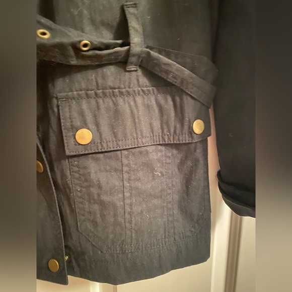 Old Navy Women’s Black Belted Short Jacket Size M - Picture 4 of 9